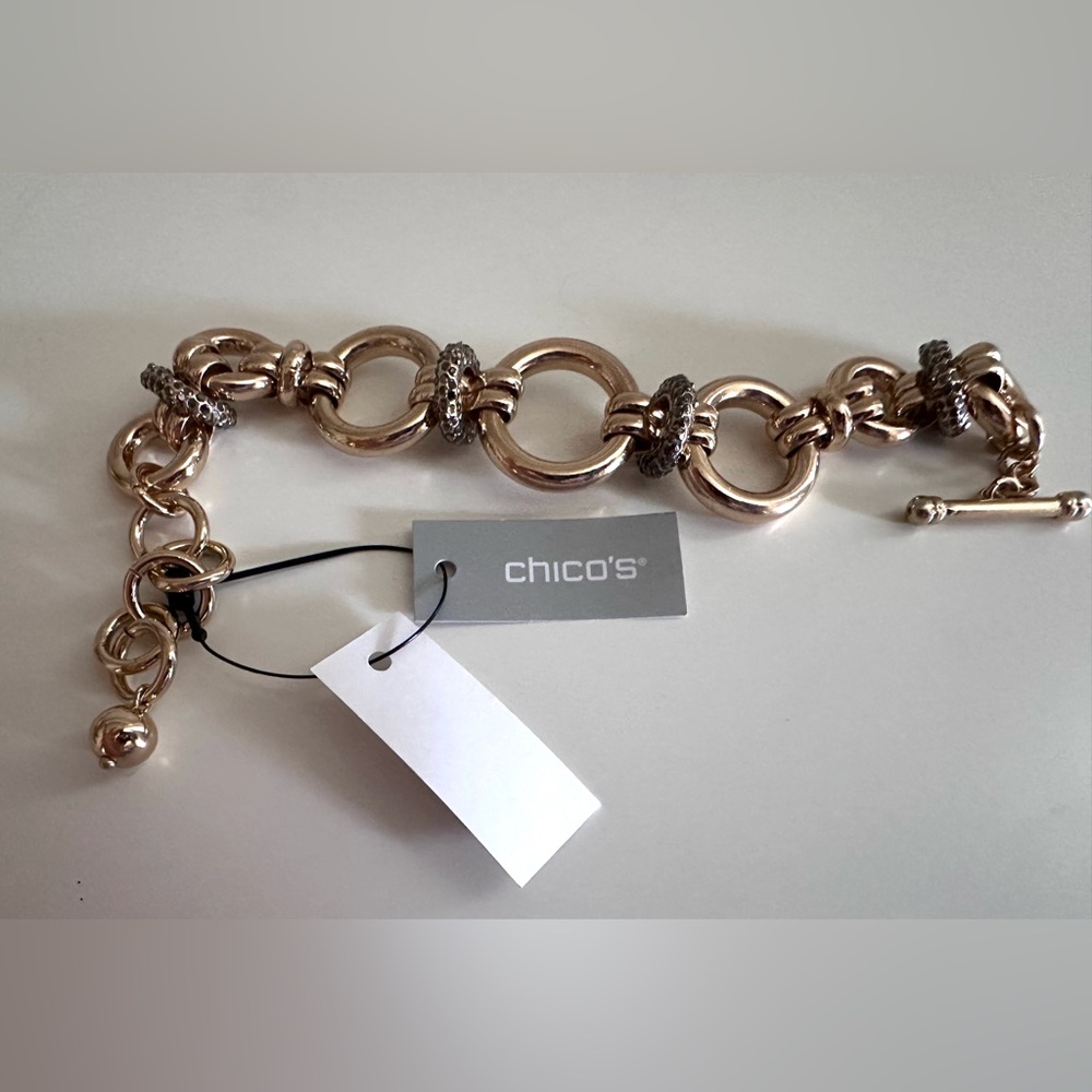 Chico’s Charm Bracelets, Varied Gemstones and Mixed Metals NEW WITH TAGS - Picture 10 of 16